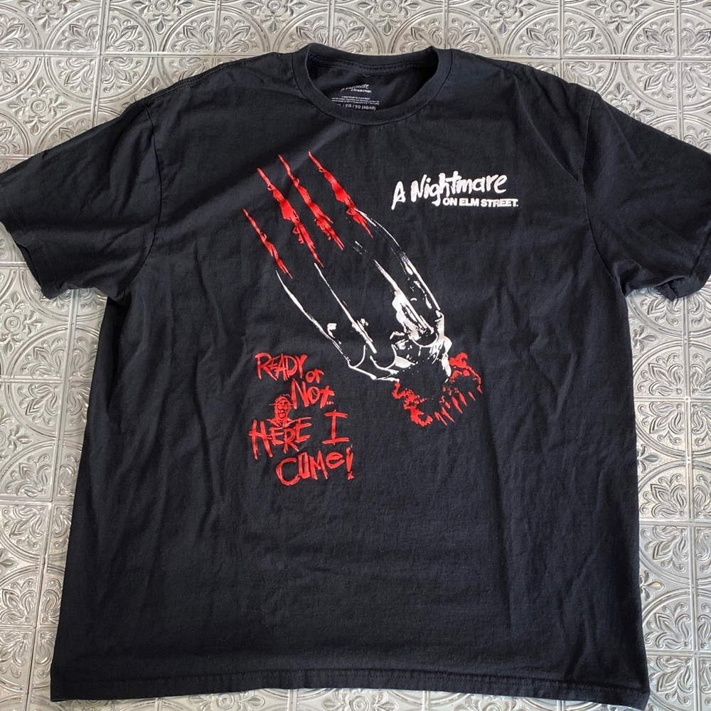 A Nightmare on Elm Street Black T-Shirt XL